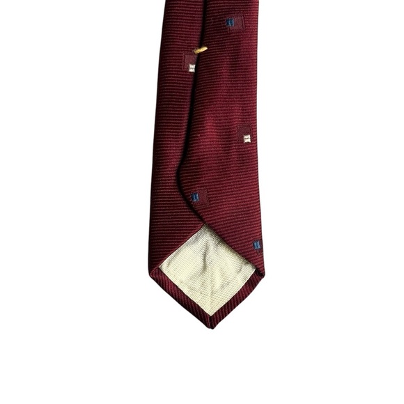 OSCAR DE LA RENTA Burgundy Silk Ties *Set of 2* - Picture 5 of 11